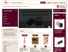 Tablet Screenshot of kosmetyki-sklep24.pl